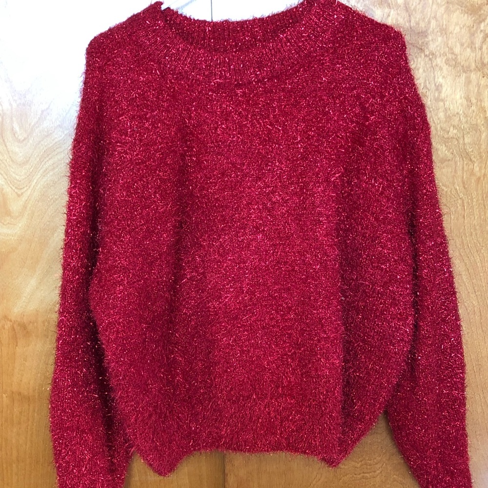 Fun fuzzy sweater